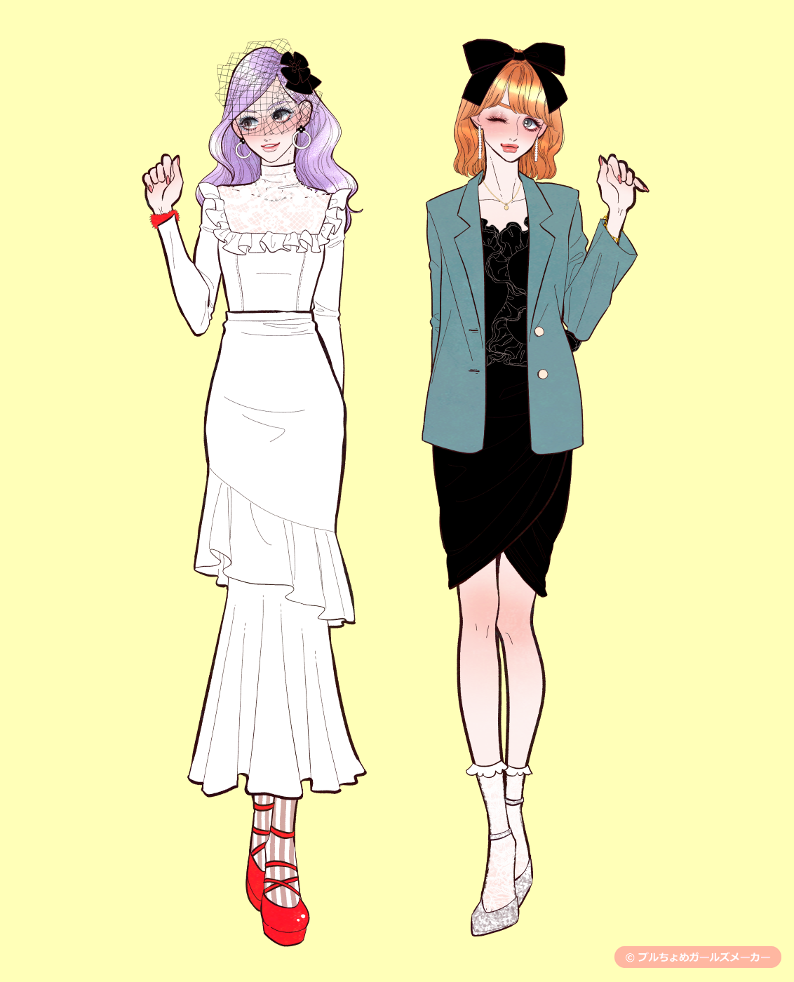 ガールズメーカーで作られた女の子1
