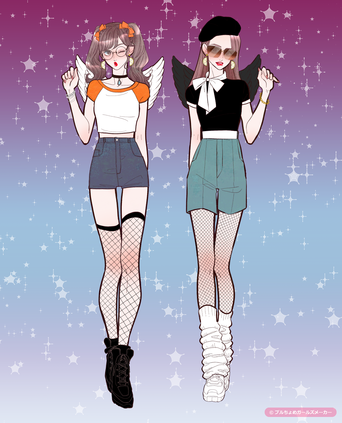 ガールズメーカーで作られた女の子1