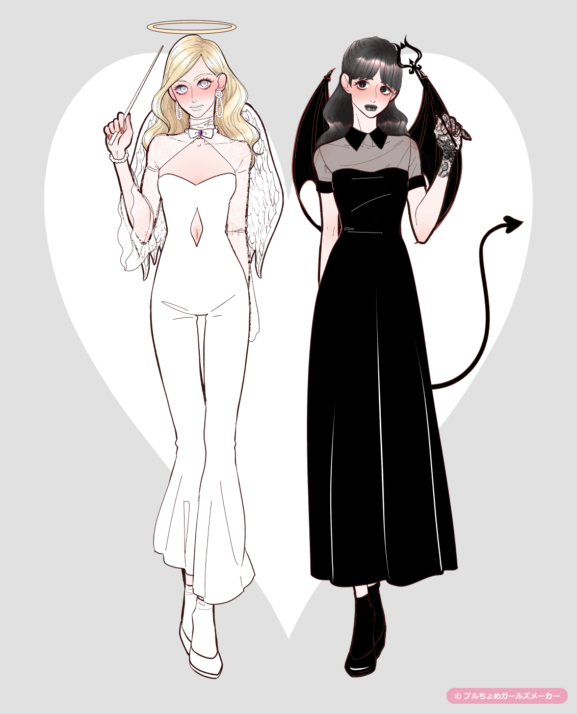 ガールズメーカーで作られた女の子1