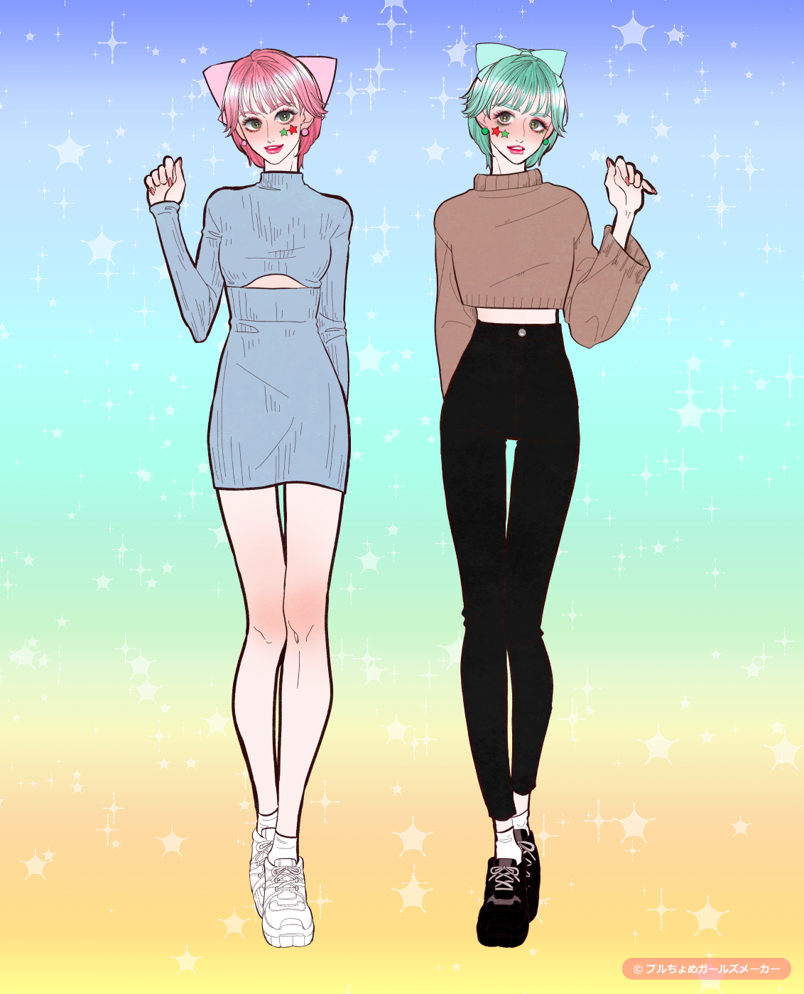 ガールズメーカーで作られた女の子1