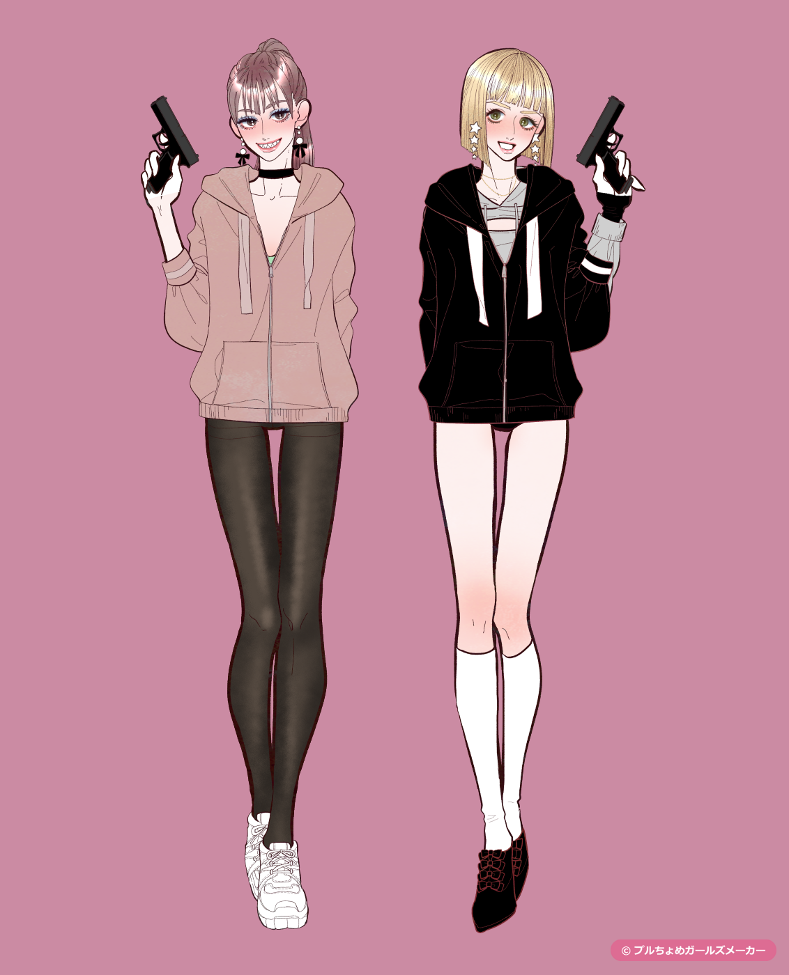 ガールズメーカーで作られた女の子1