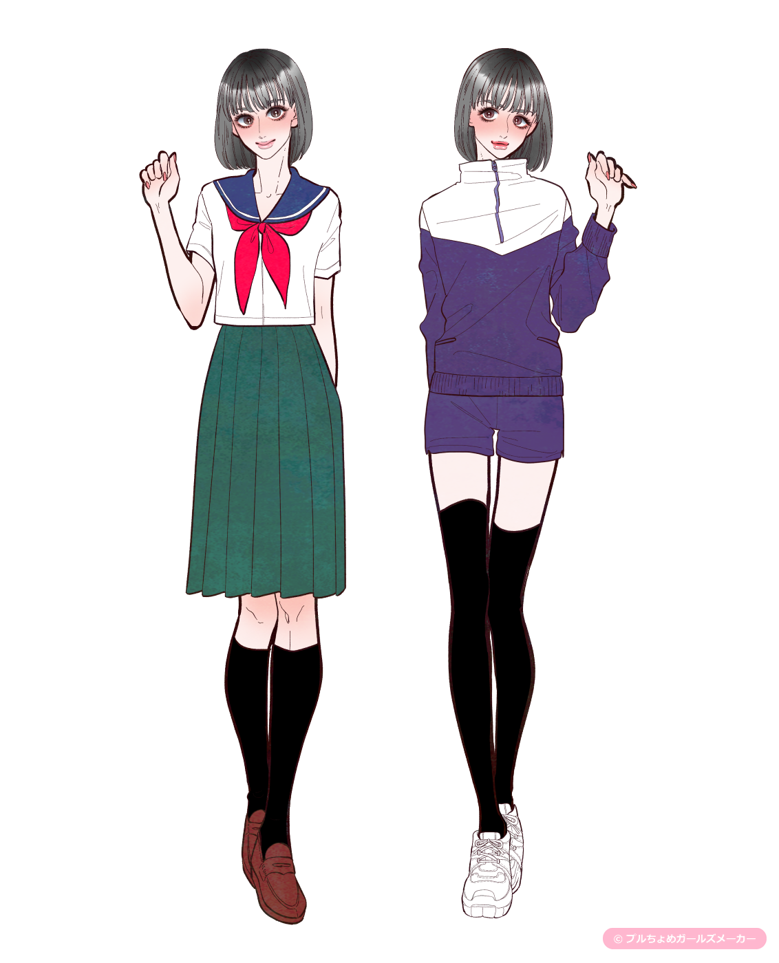 ガールズメーカーで作られた女の子3