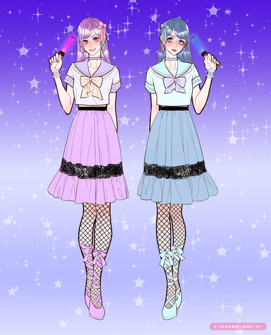 ガールズメーカーで作られた女の子1