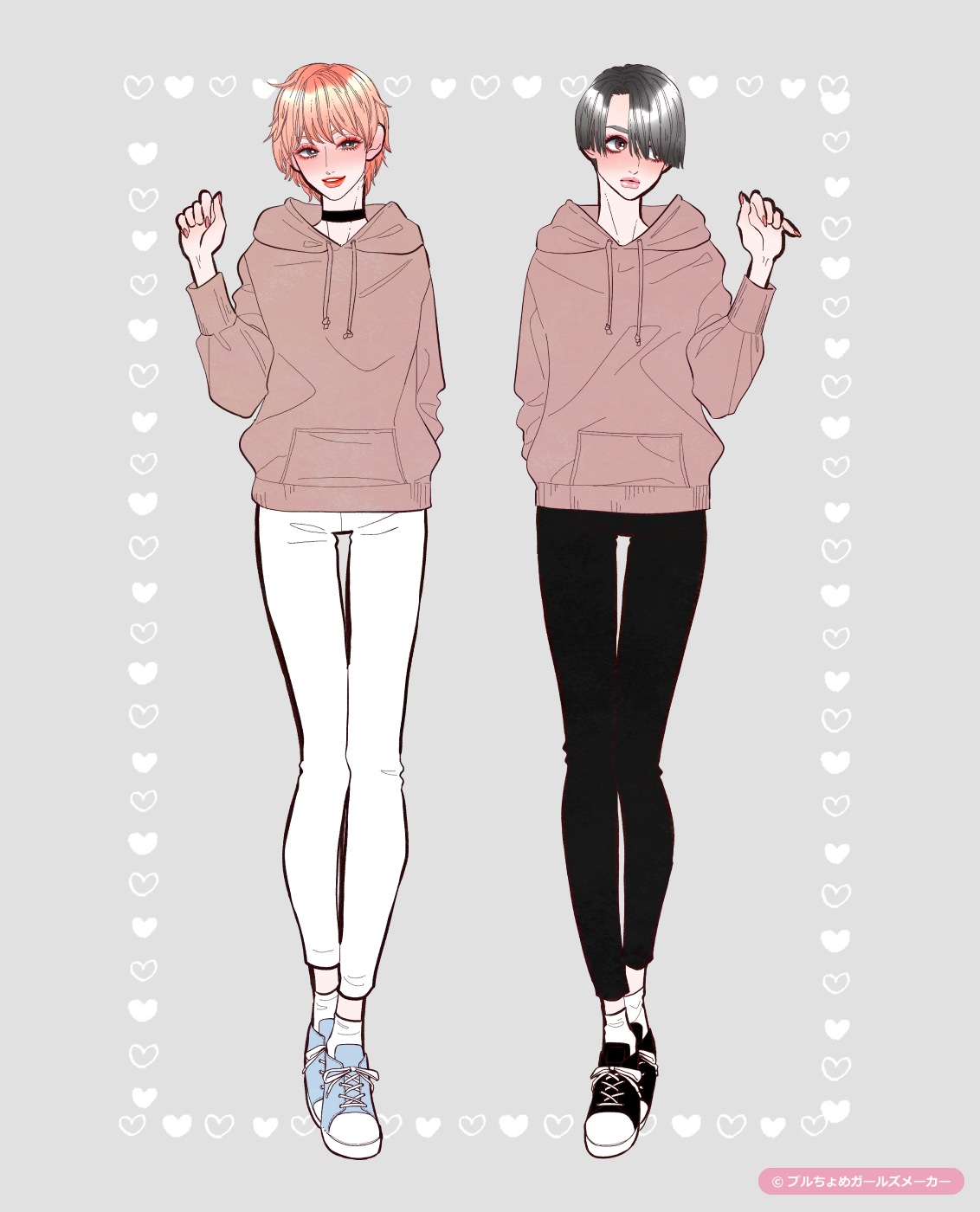 ガールズメーカーで作られた女の子1