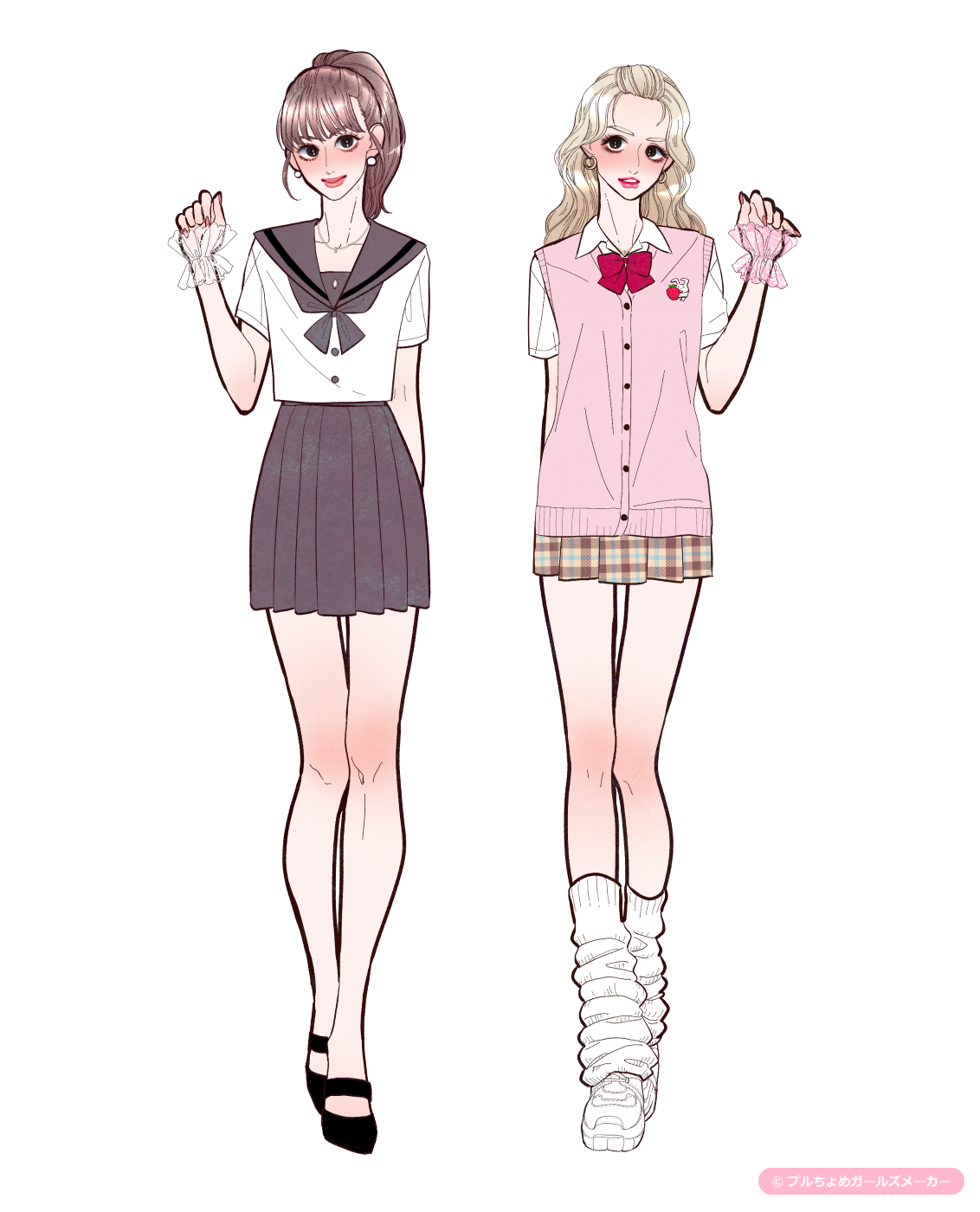ガールズメーカーで作られた女の子1