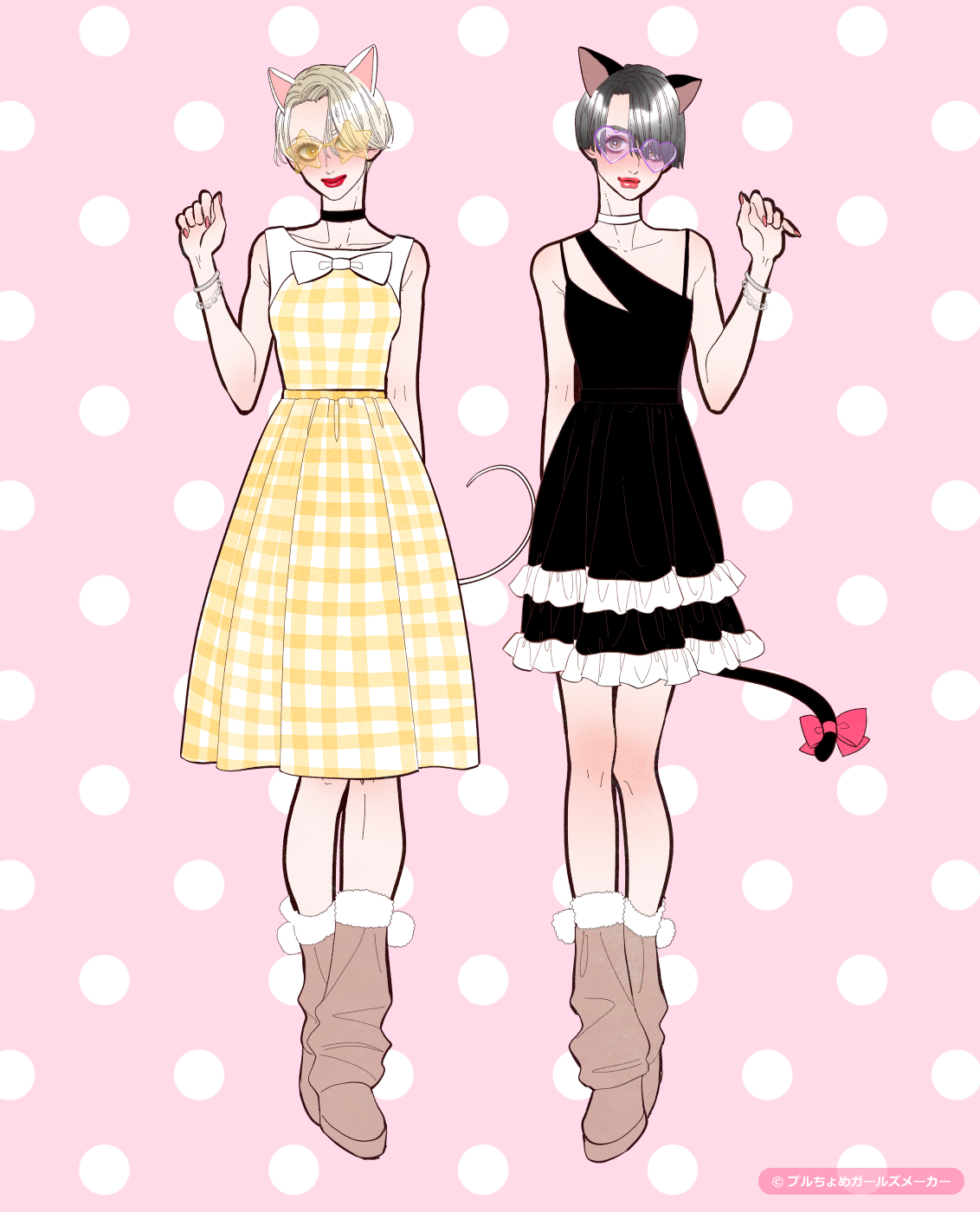 ガールズメーカーで作られた女の子1