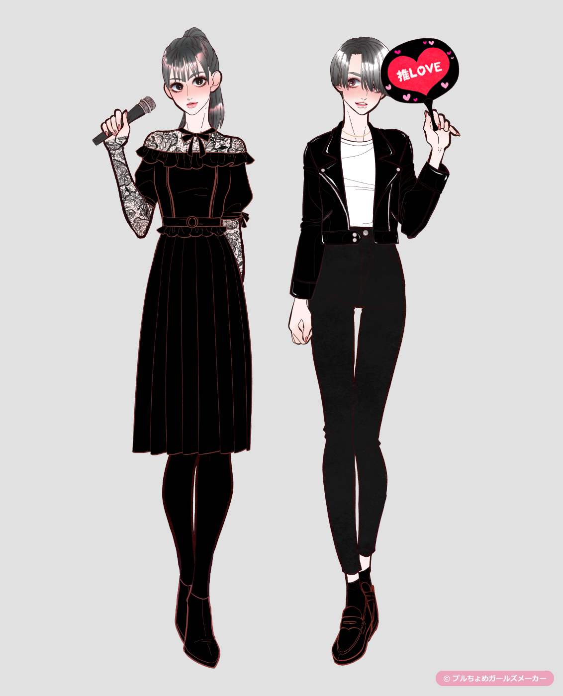 ガールズメーカーで作られた女の子1