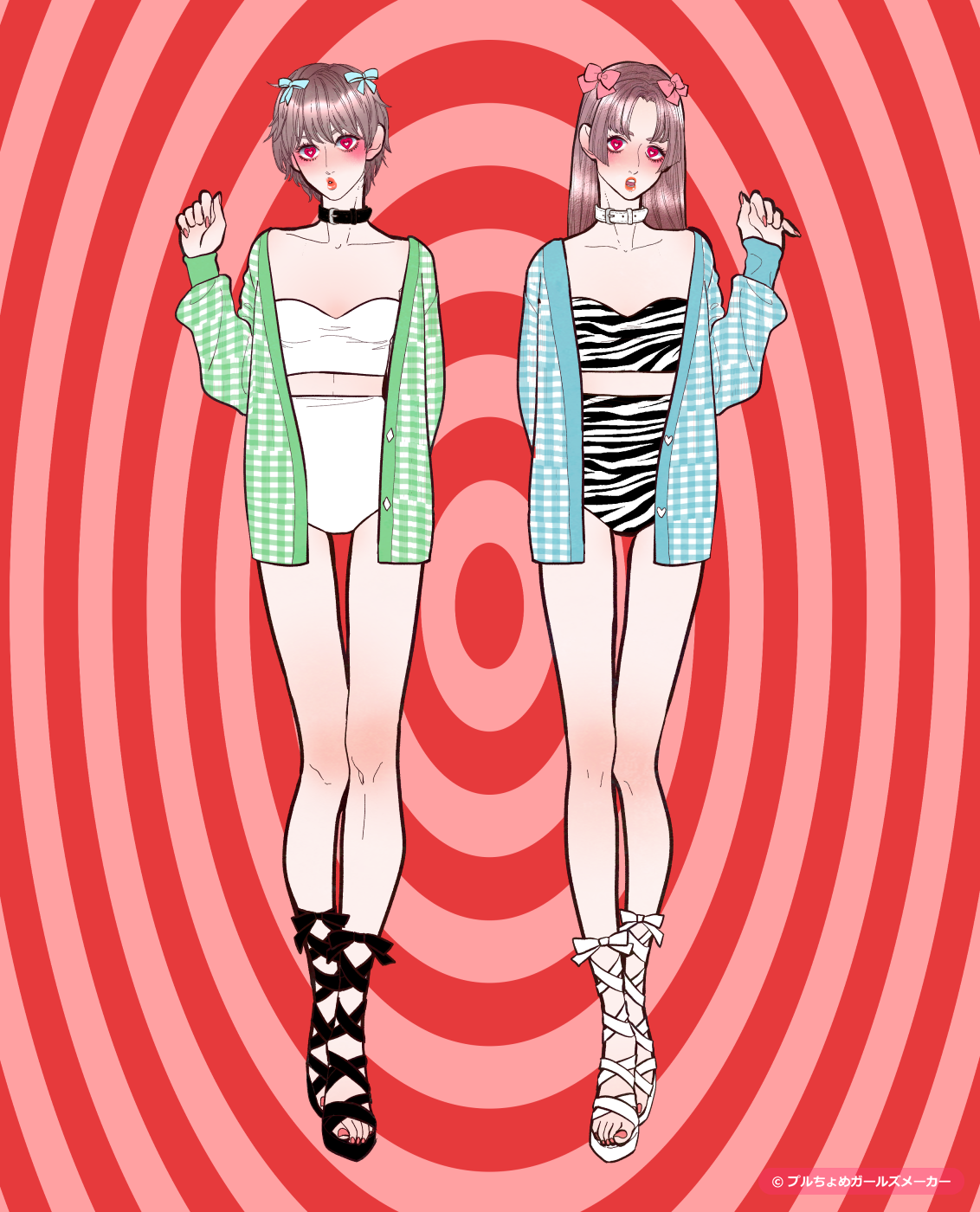 ガールズメーカーで作られた女の子1