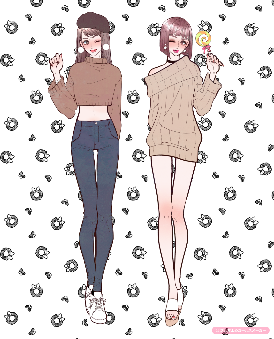 ガールズメーカーで作られた女の子1