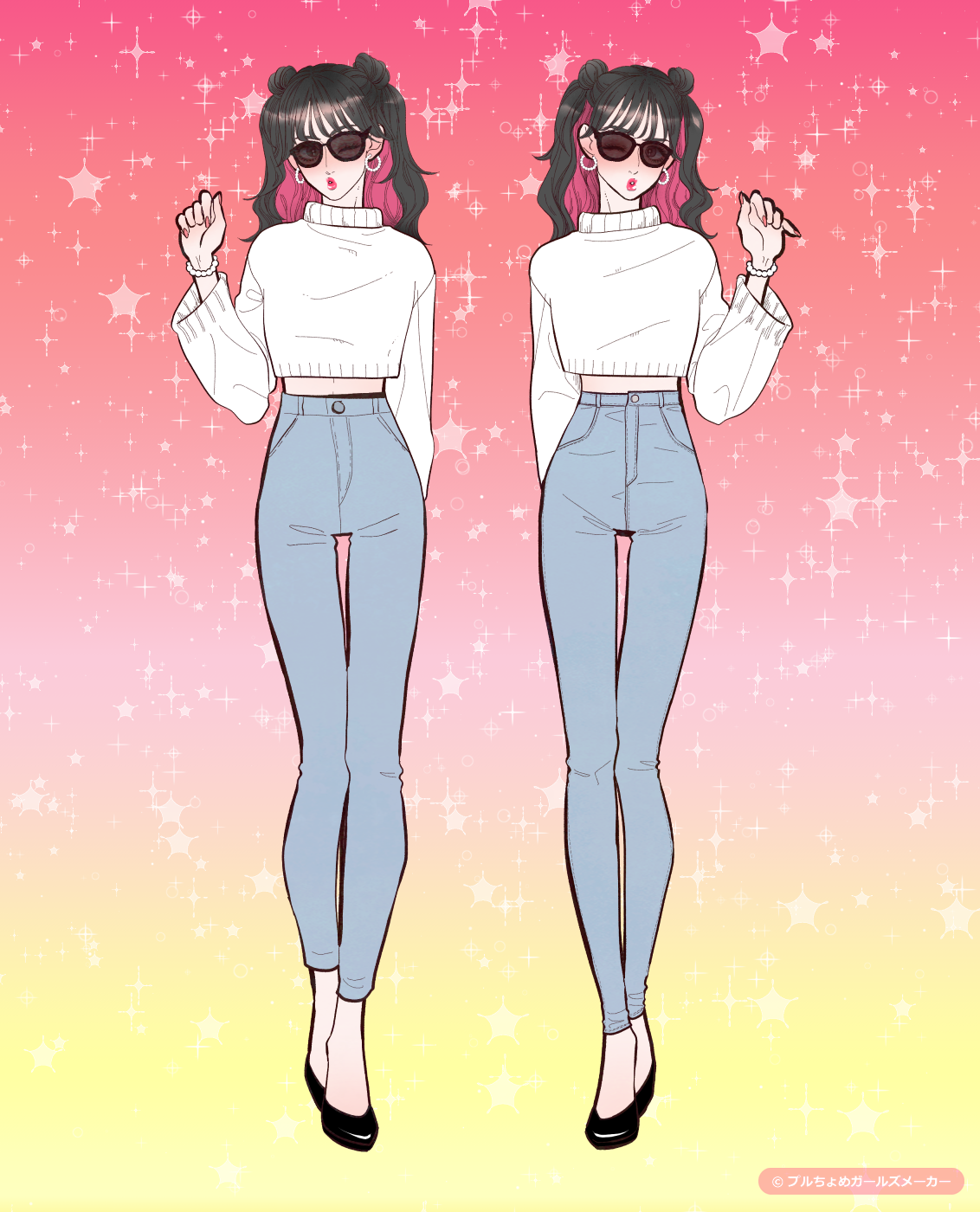 ガールズメーカーで作られた女の子1