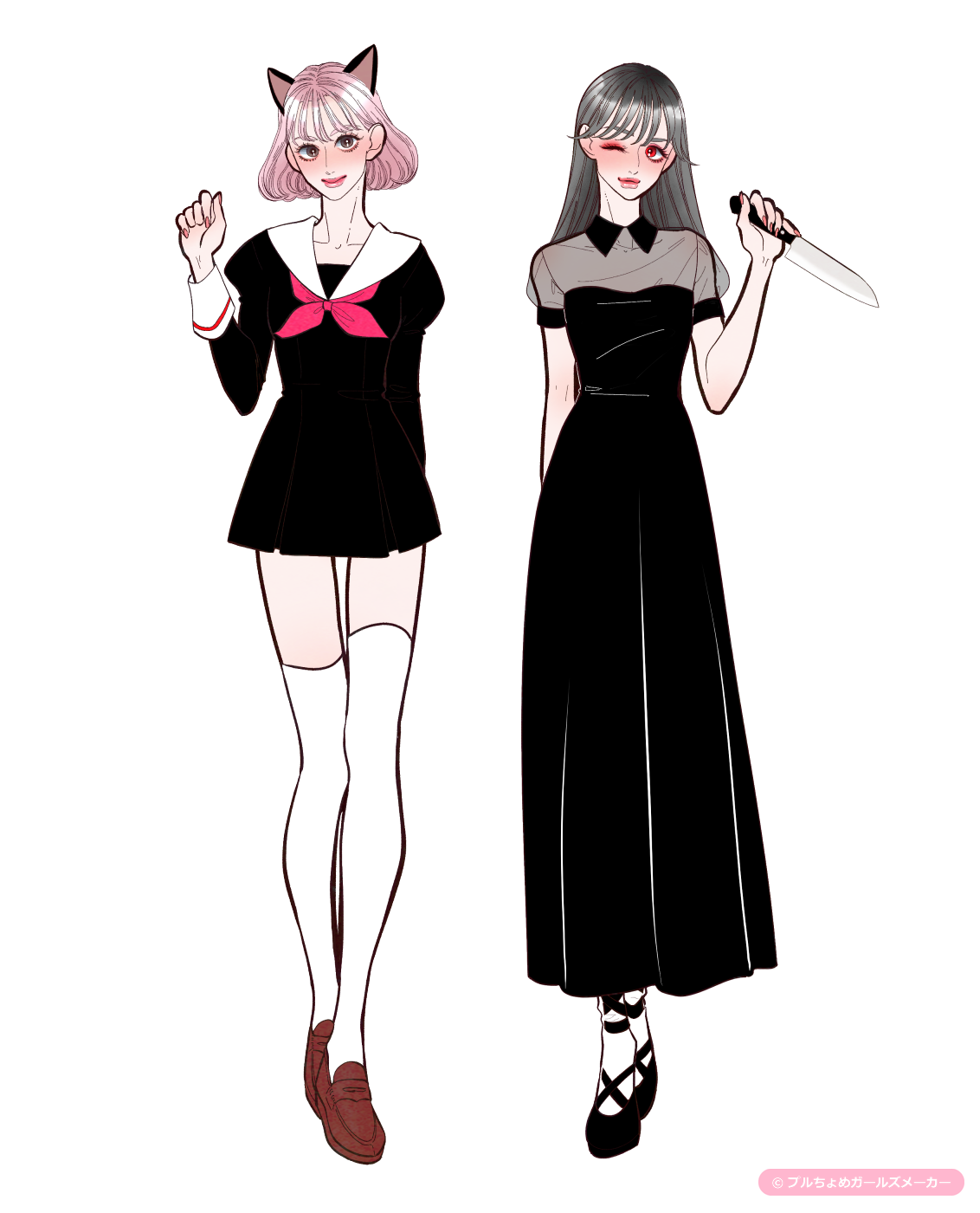 ガールズメーカーで作られた女の子2