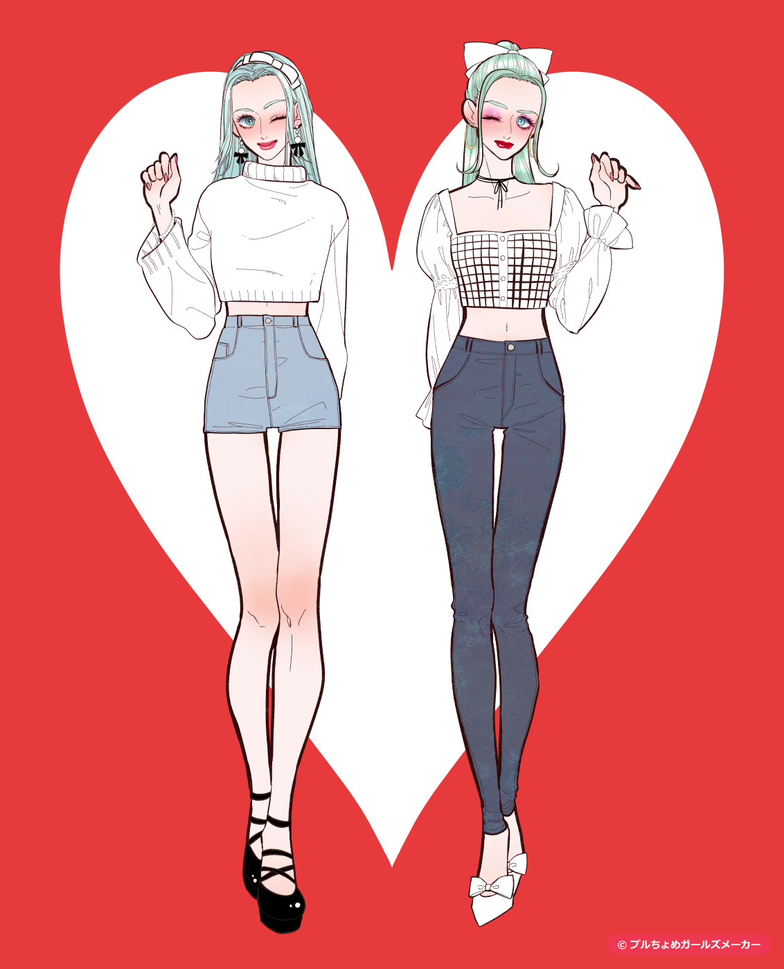 ガールズメーカーで作られた女の子2