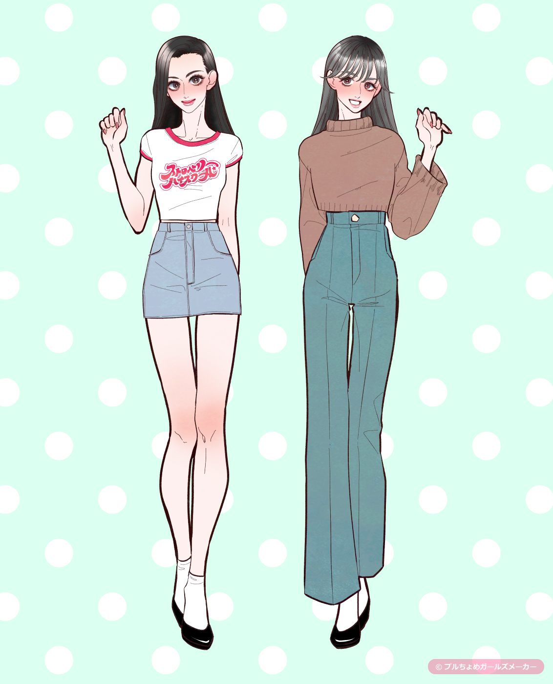 ガールズメーカーで作られた女の子3