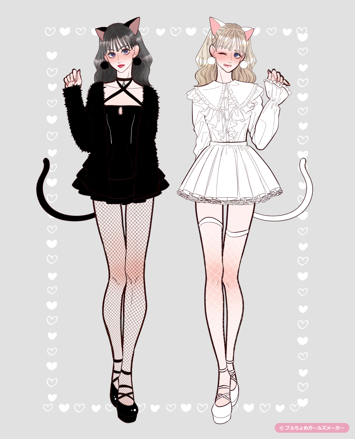 ガールズメーカーで作られた女の子1