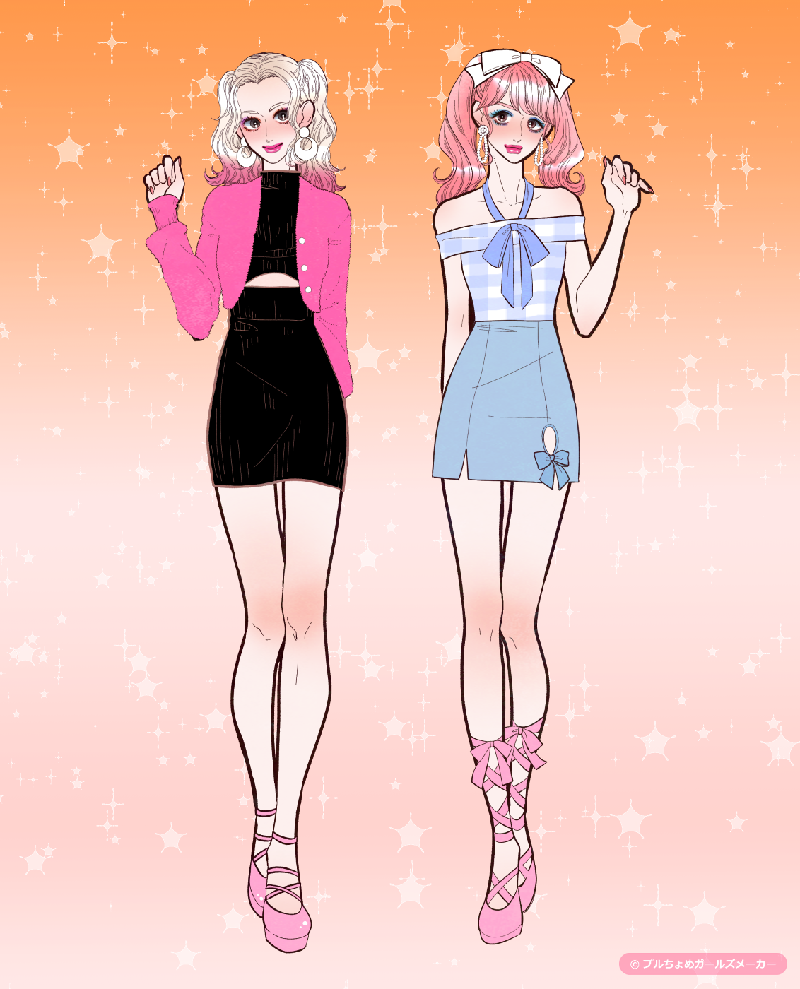 ガールズメーカーで作られた女の子1