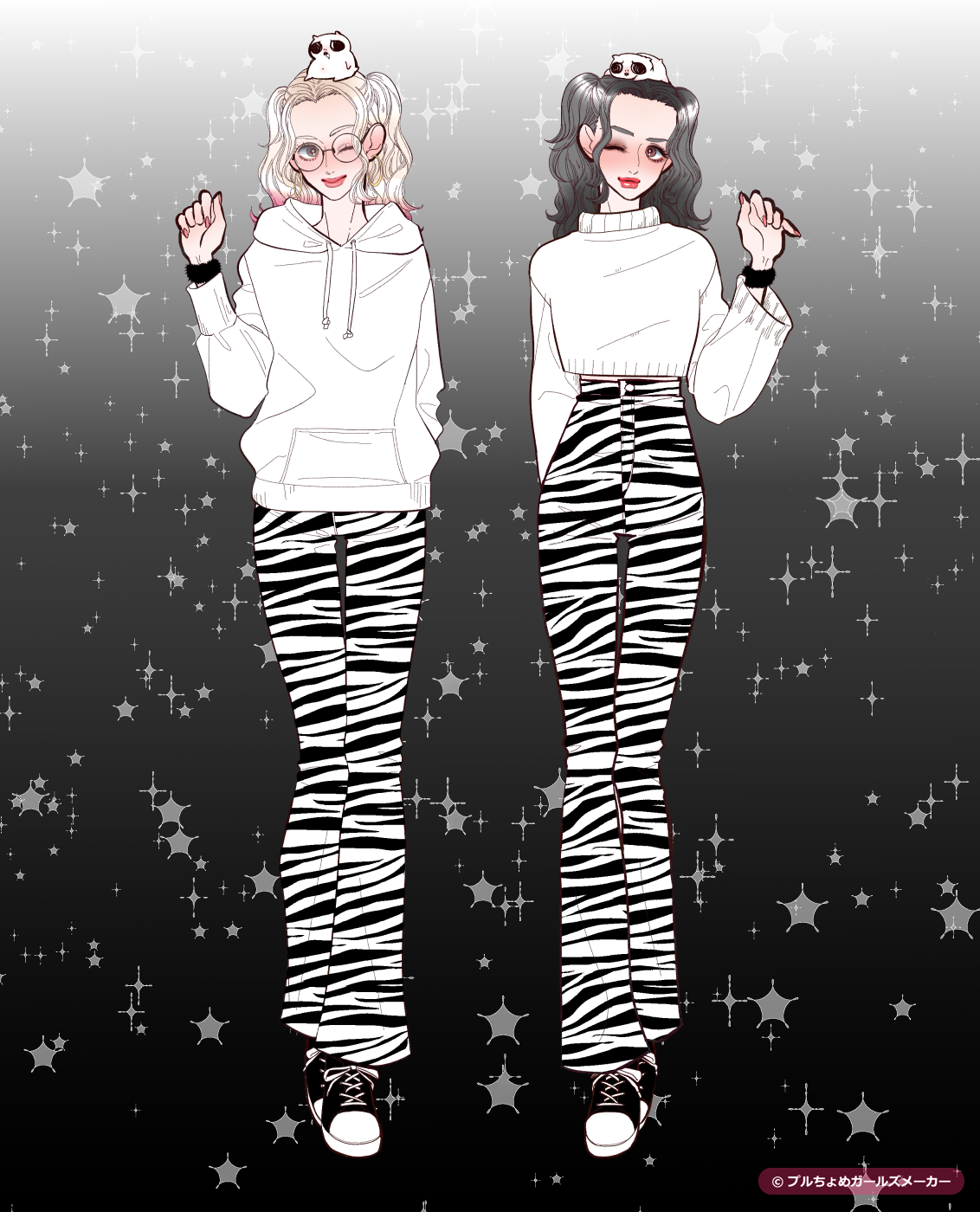 ガールズメーカーで作られた女の子1