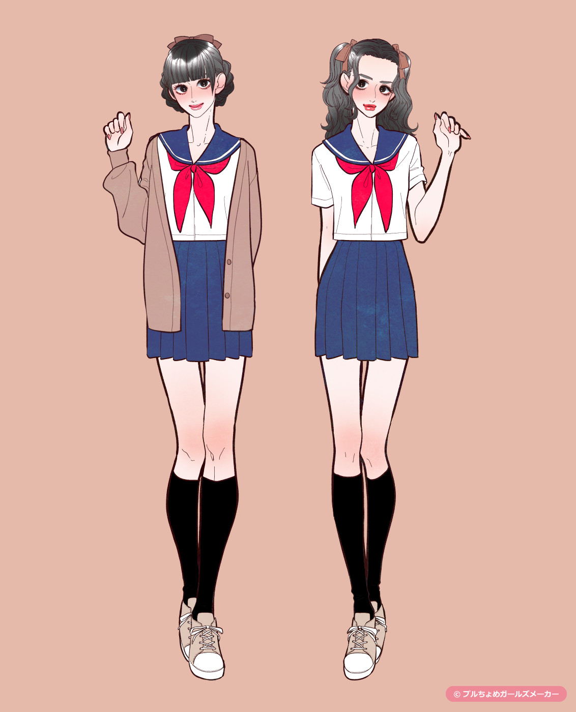 ガールズメーカーで作られた女の子3