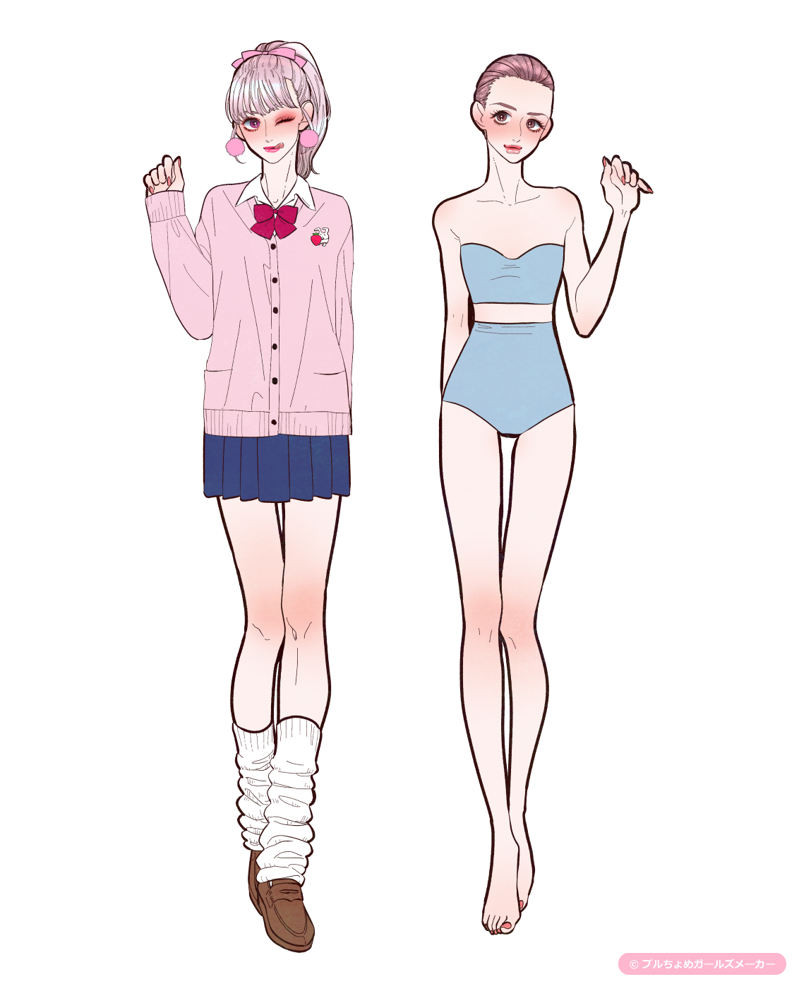 ガールズメーカーで作られた女の子2