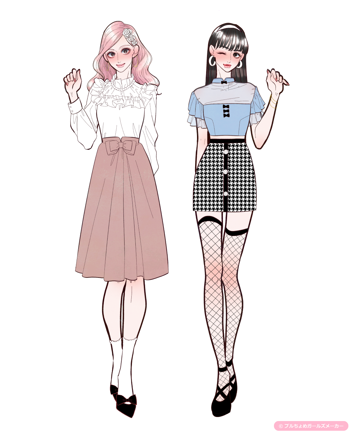 ガールズメーカーで作られた女の子1