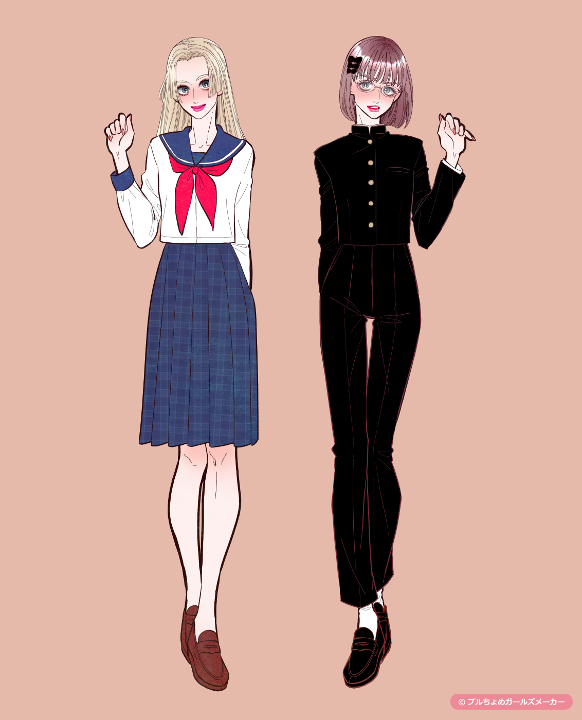 ガールズメーカーで作られた女の子4