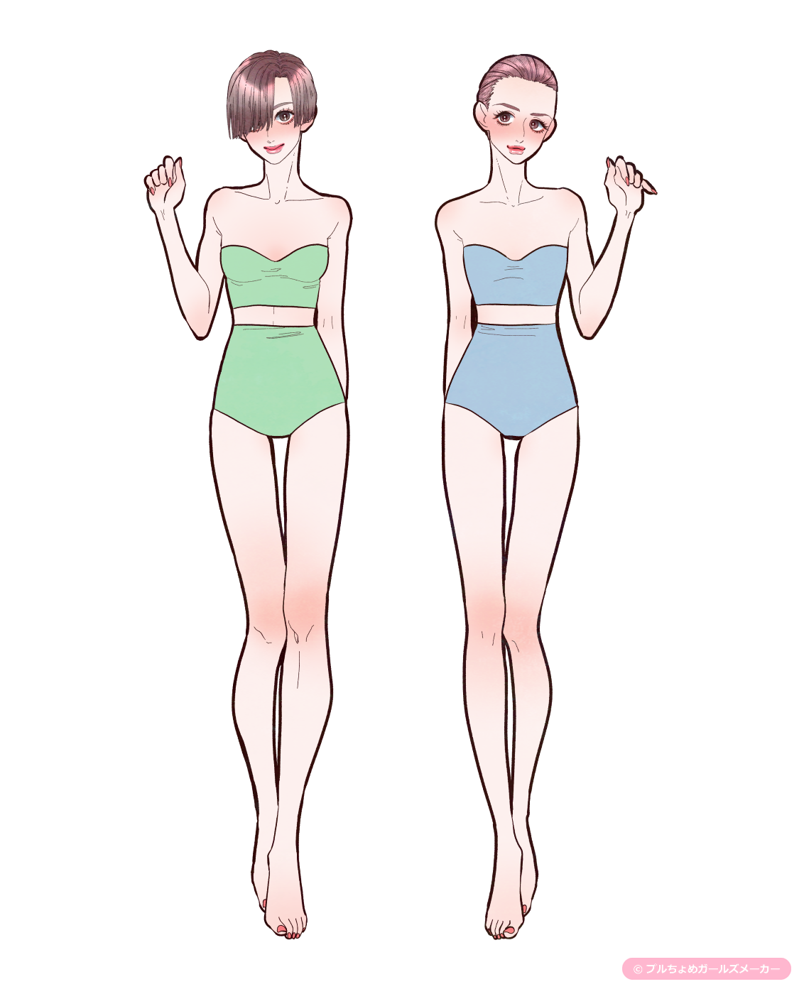 ガールズメーカーで作られた女の子10