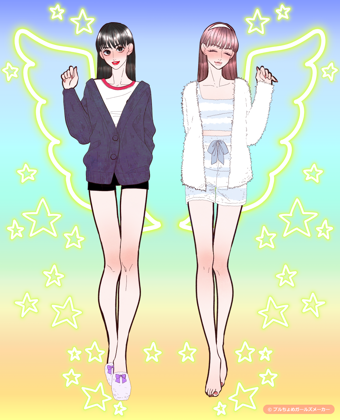 ガールズメーカーで作られた女の子1