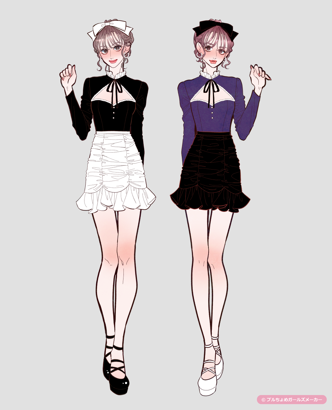 ガールズメーカーで作られた女の子1