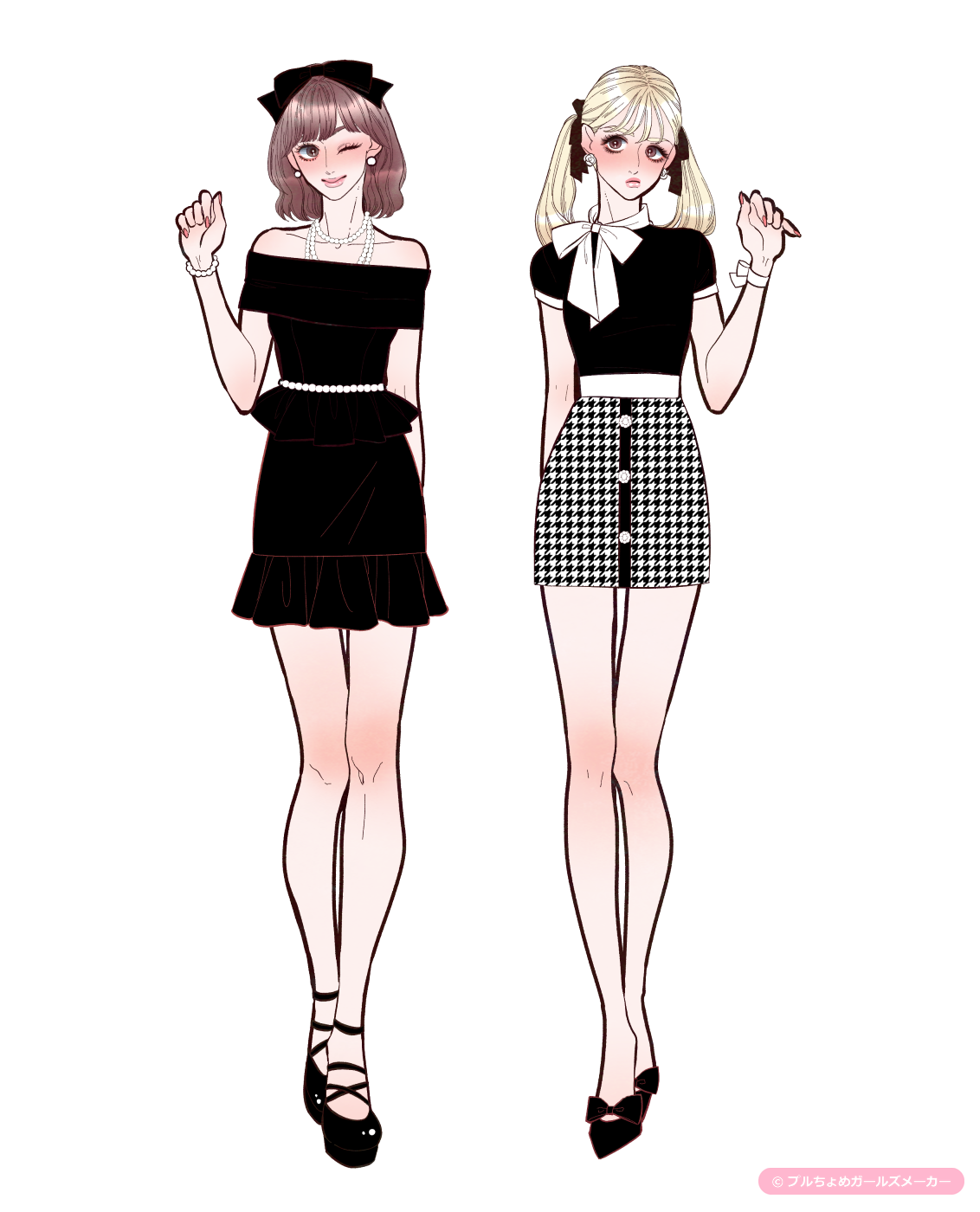 ガールズメーカーで作られた女の子1