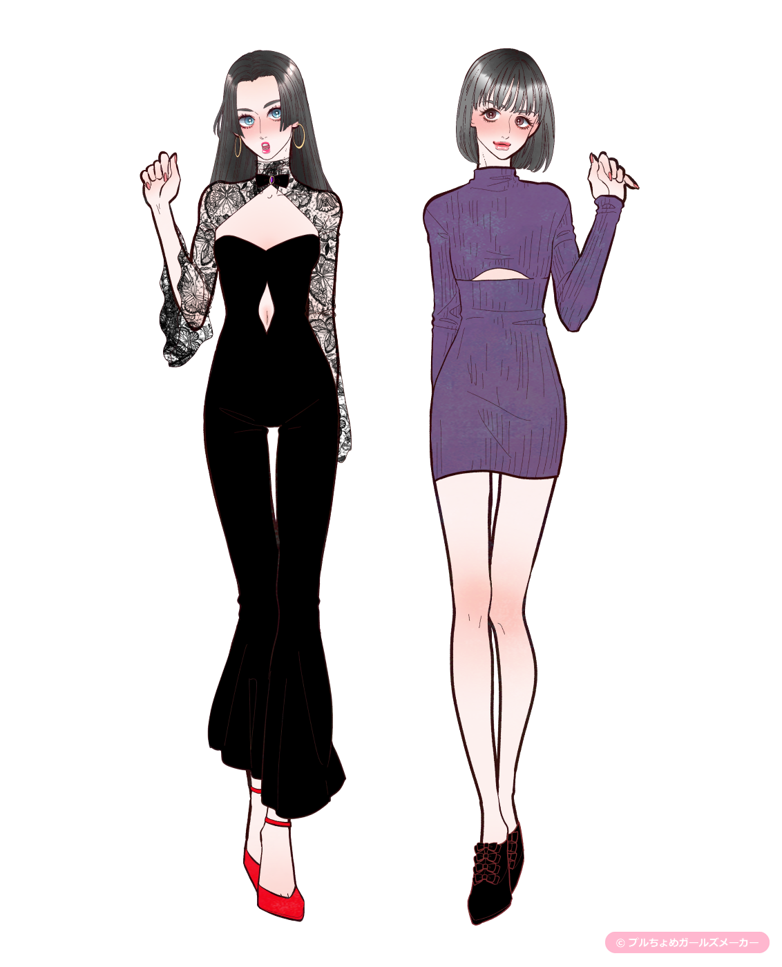 ガールズメーカーで作られた女の子1