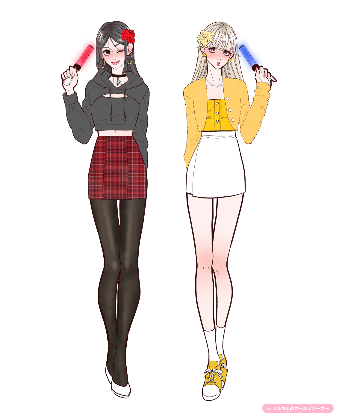 ガールズメーカーで作られた女の子1