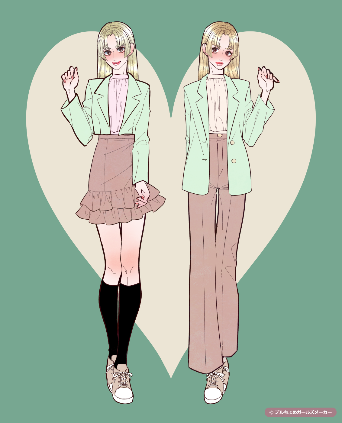 ガールズメーカーで作られた女の子2