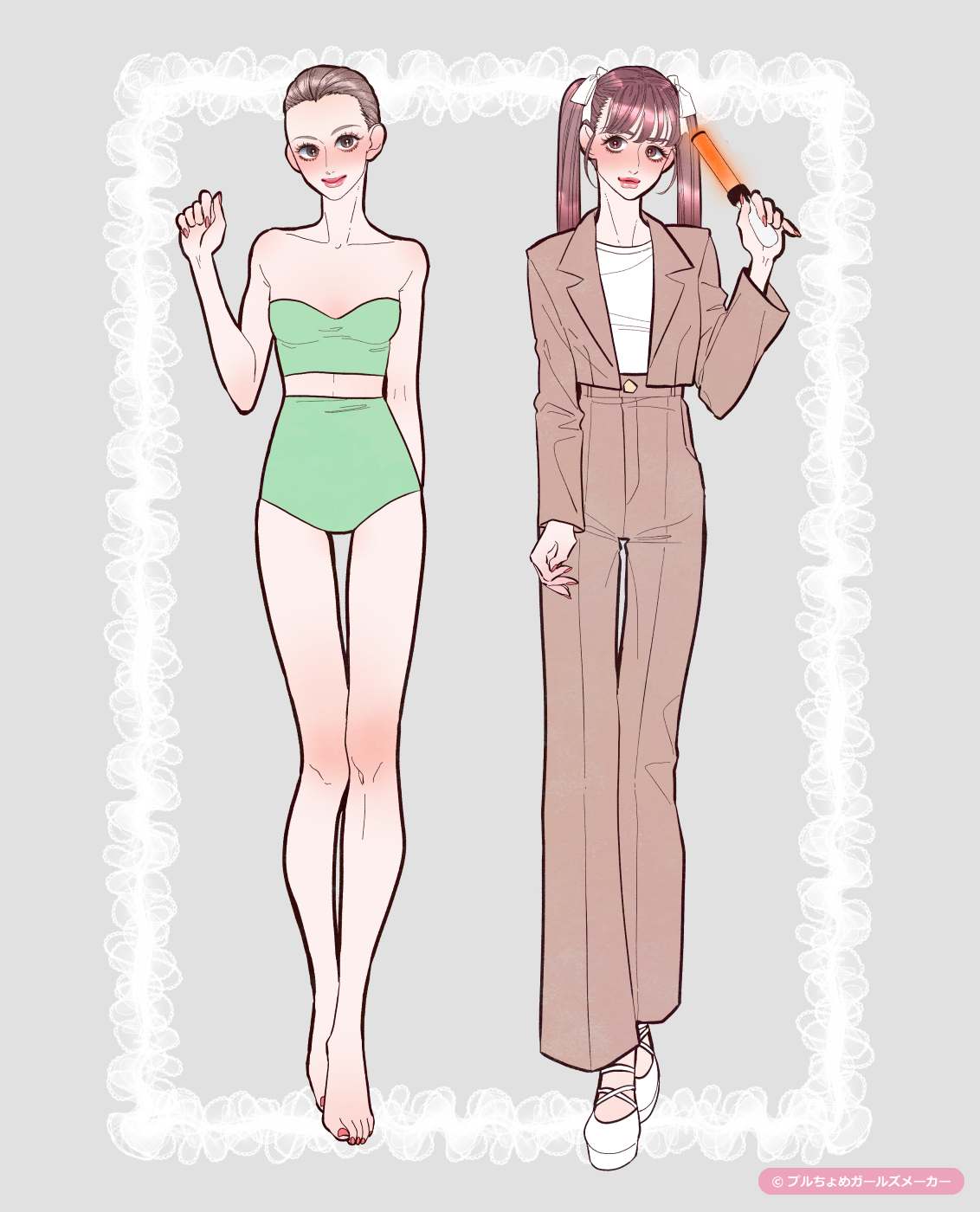 ガールズメーカーで作られた女の子3