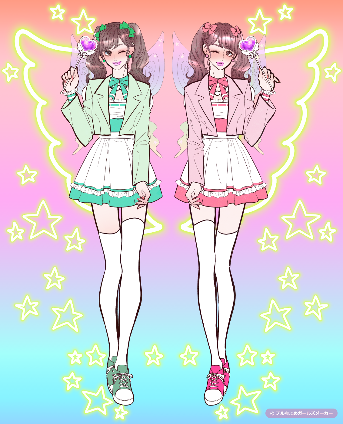 ガールズメーカーで作られた女の子1