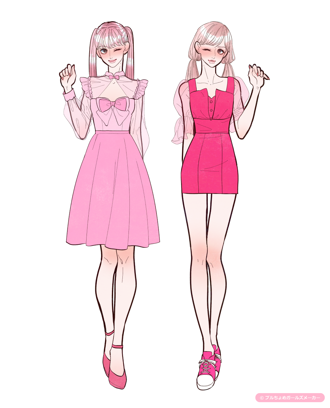 ガールズメーカーで作られた女の子1
