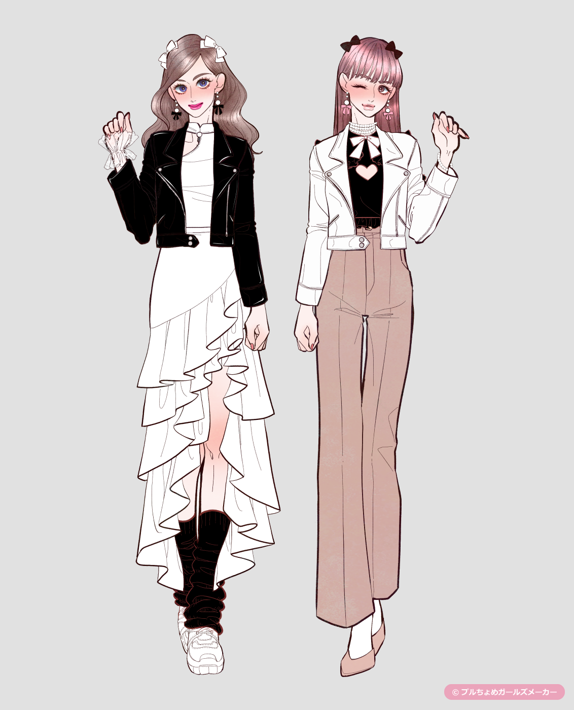 ガールズメーカーで作られた女の子1