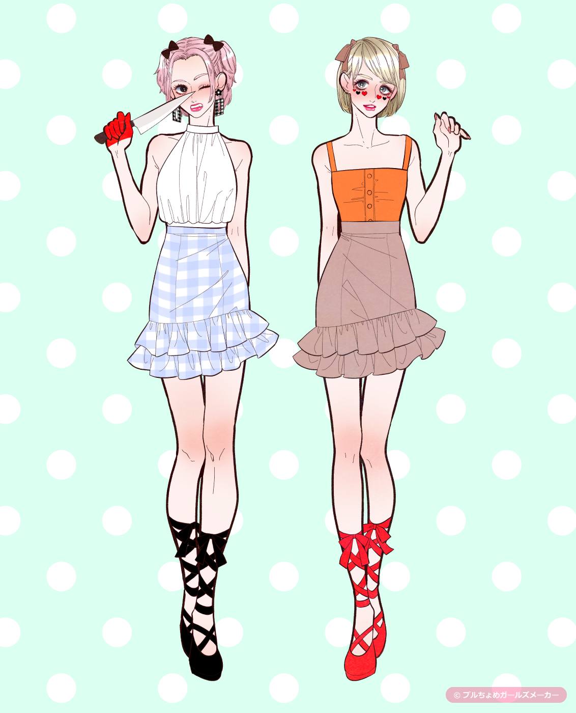 ガールズメーカーで作られた女の子1