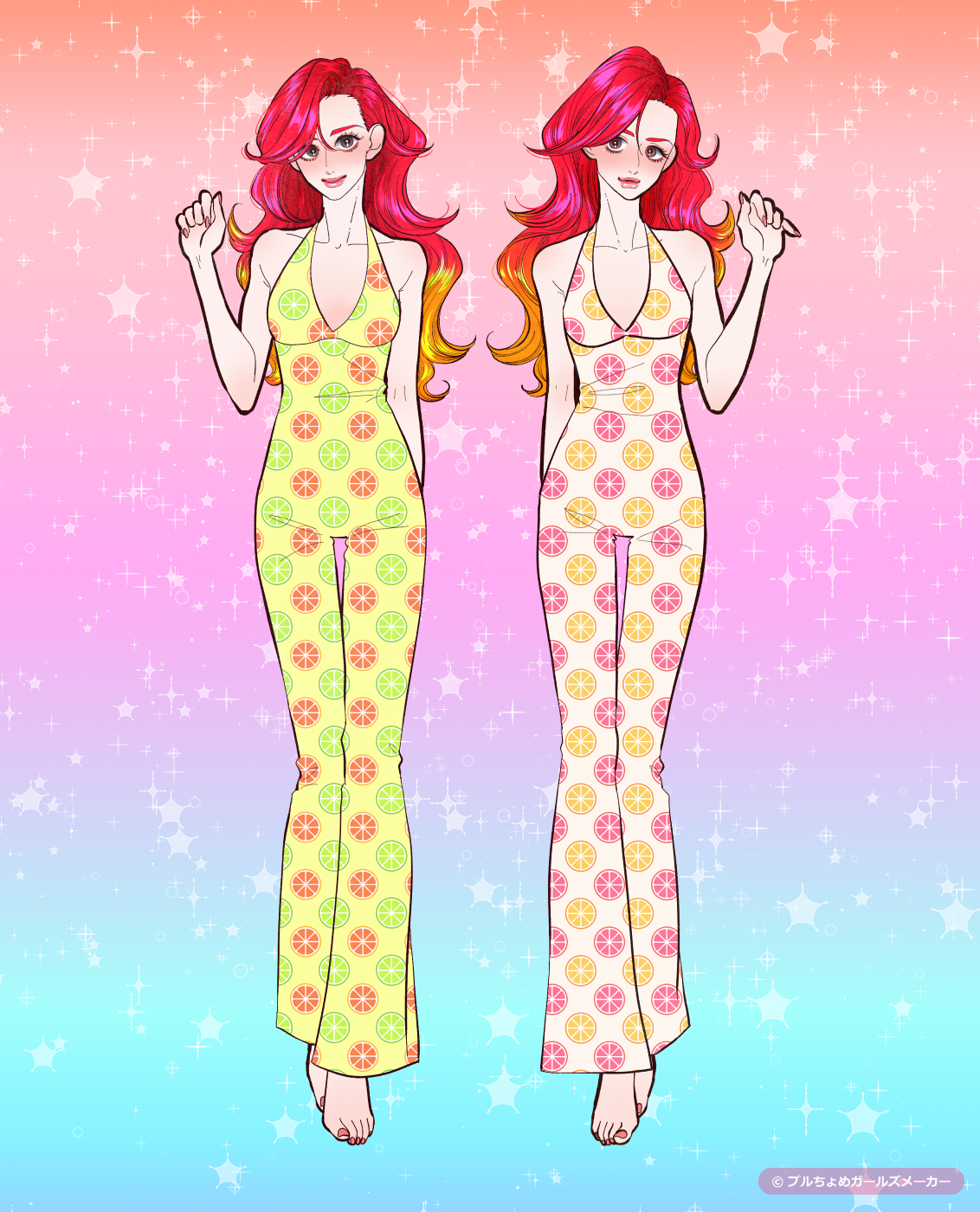 ガールズメーカーで作られた女の子1