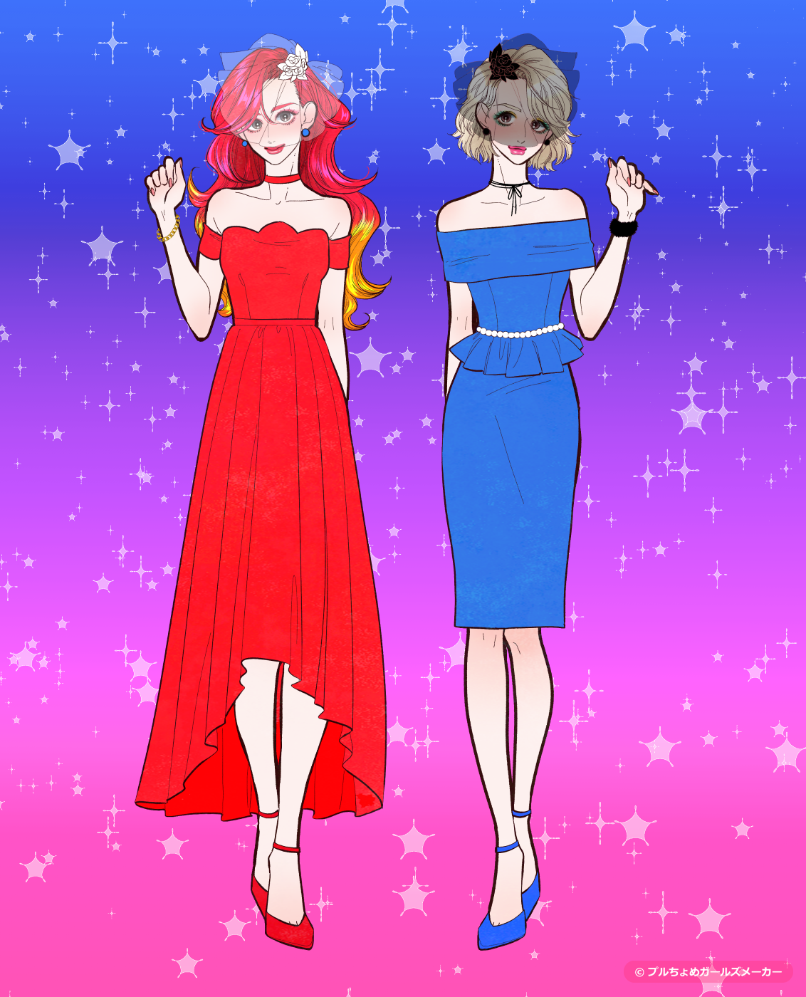 ガールズメーカーで作られた女の子1