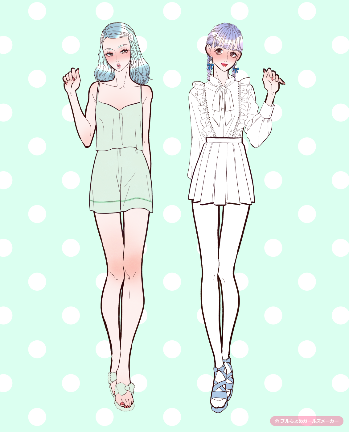 ガールズメーカーで作られた女の子2