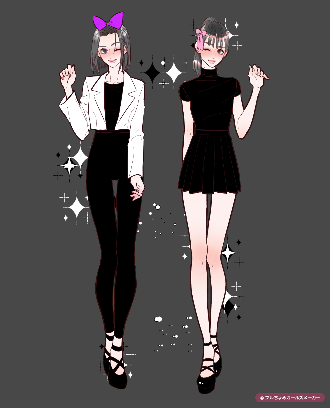 ガールズメーカーで作られた女の子1