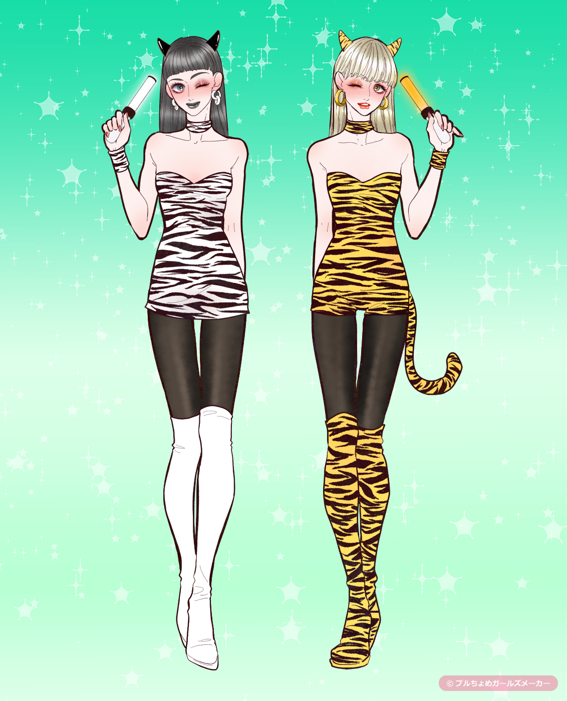 ガールズメーカーで作られた女の子4