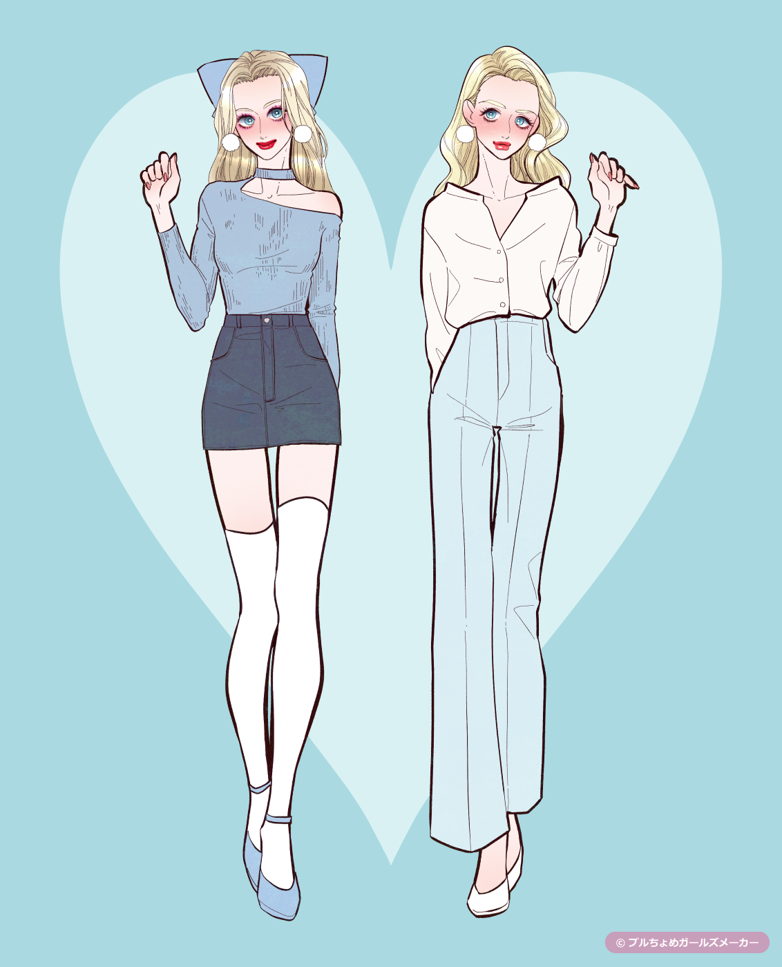 ガールズメーカーで作られた女の子1