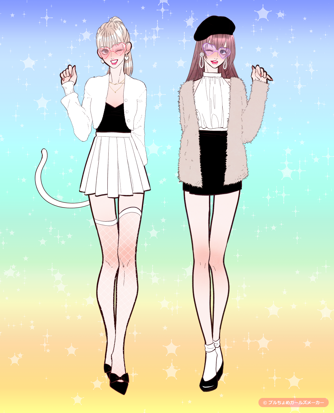 ガールズメーカーで作られた女の子1