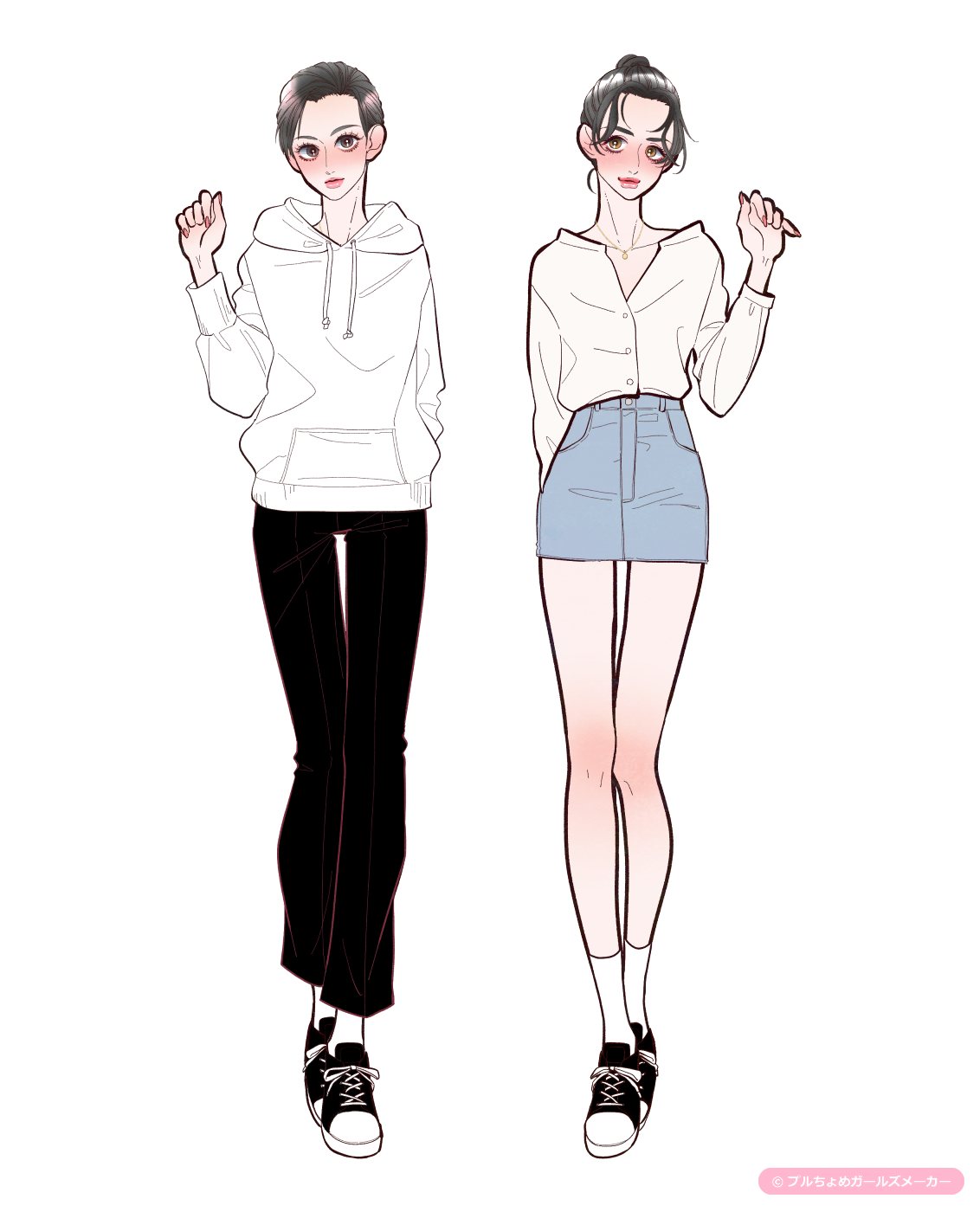 ガールズメーカーで作られた女の子4