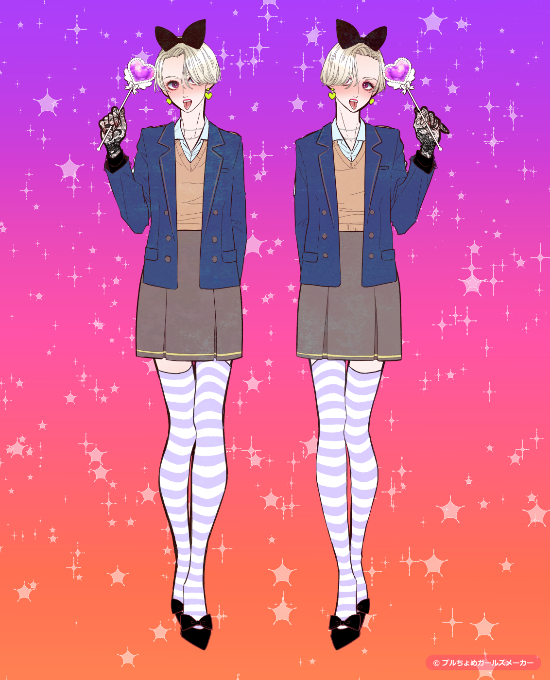 ガールズメーカーで作られた女の子1