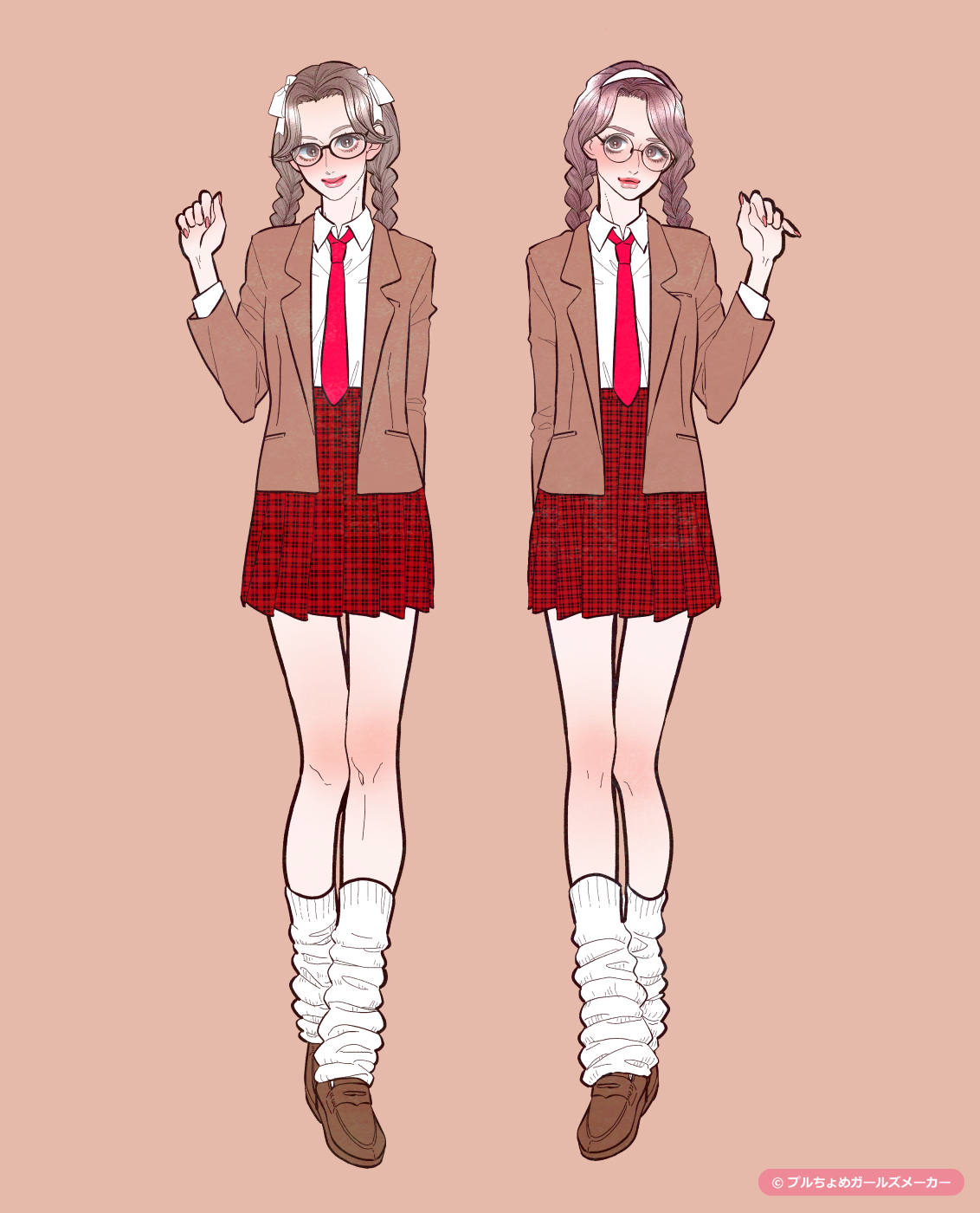 ガールズメーカーで作られた女の子1