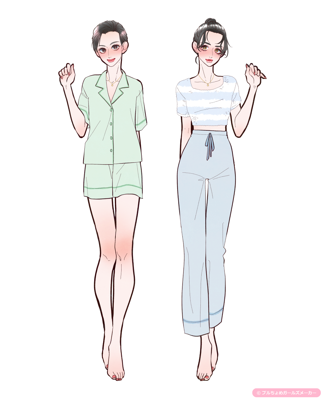 ガールズメーカーで作られた女の子1