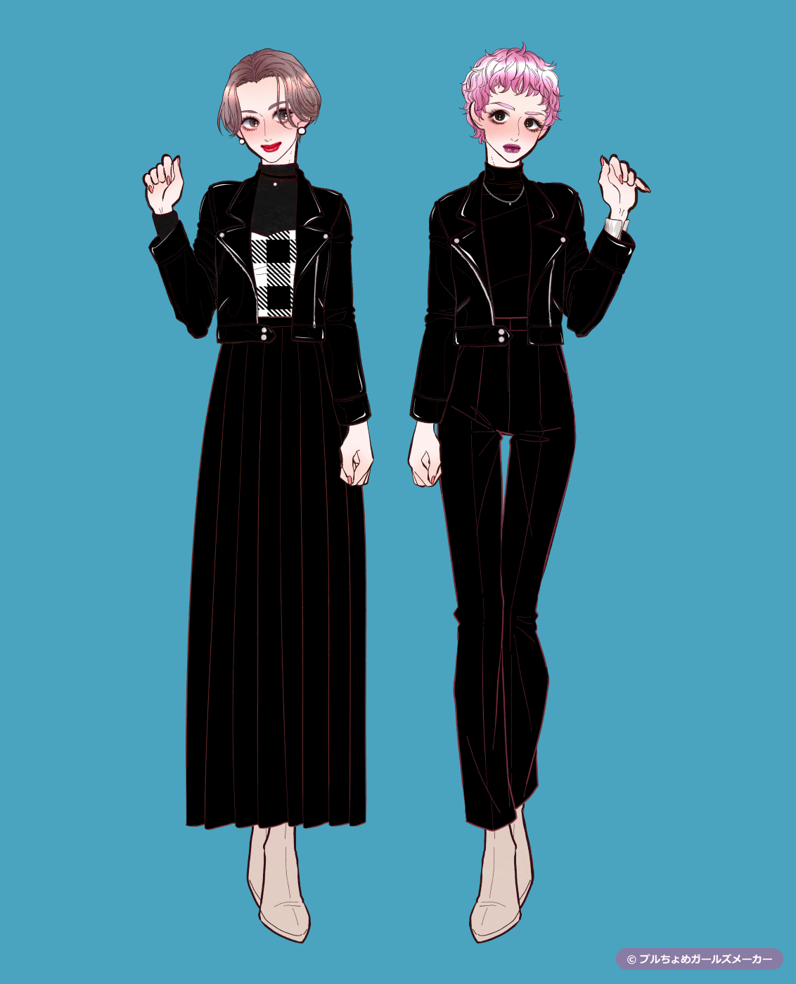 ガールズメーカーで作られた女の子1