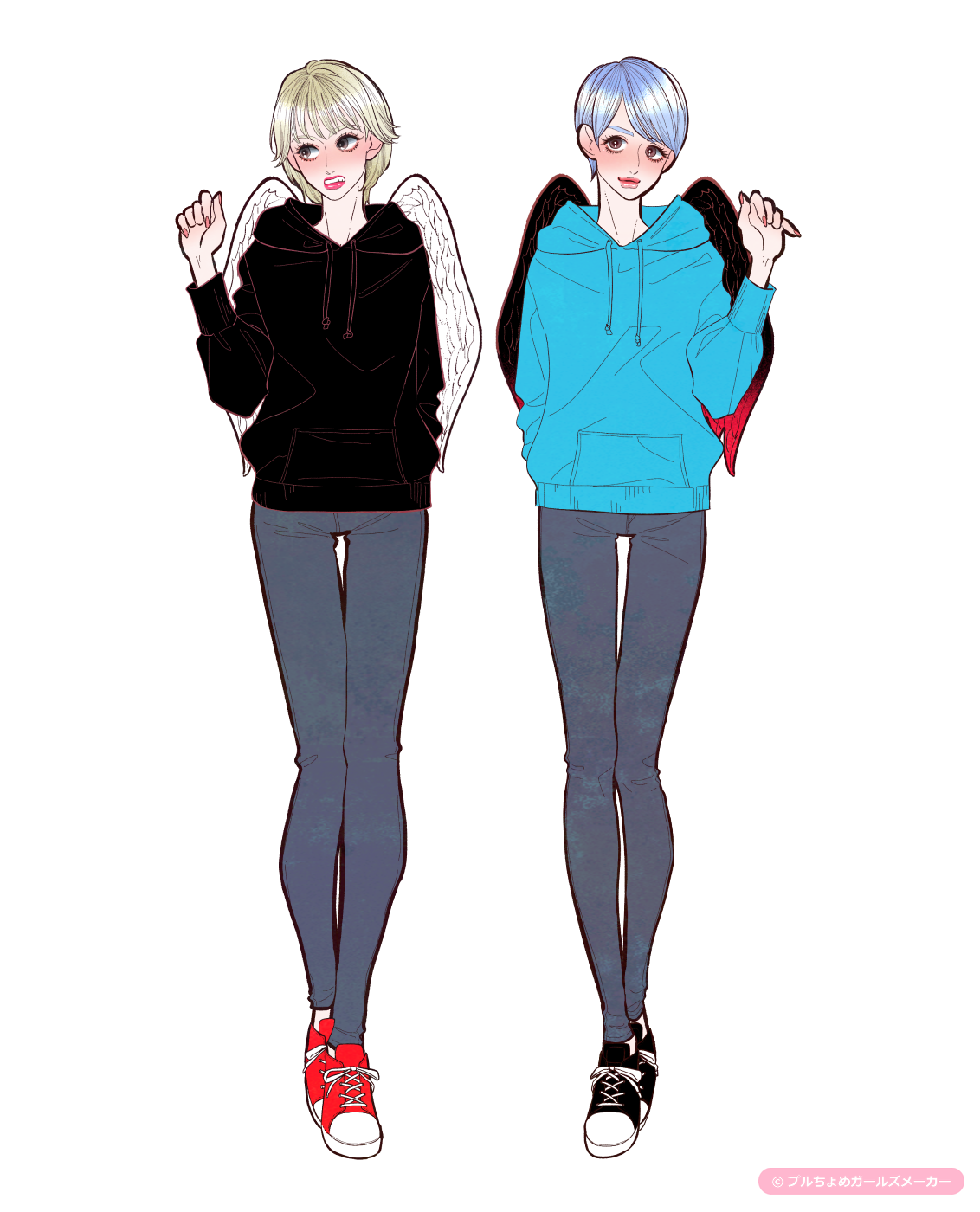 ガールズメーカーで作られた女の子1