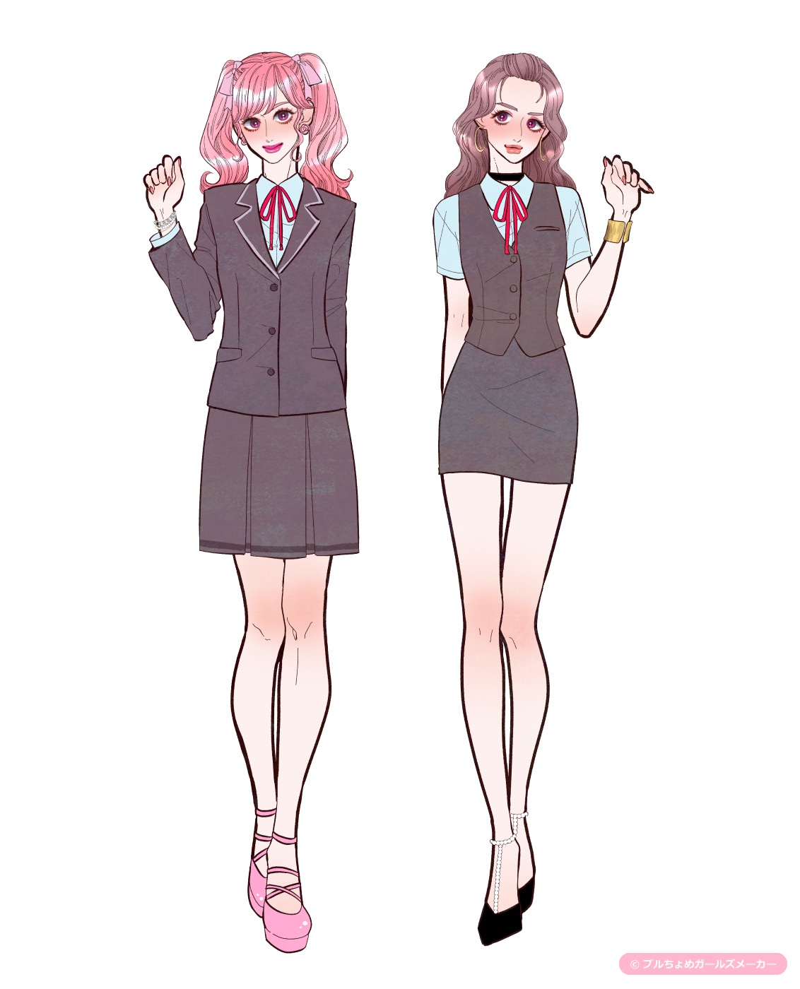 ガールズメーカーで作られた女の子1